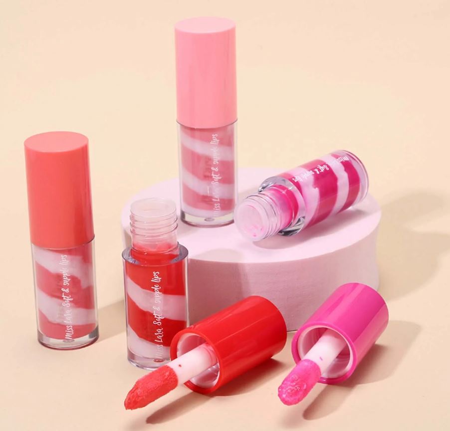 2Pcs Miss Lara Lip Gloss and Lip Balm Set, Mini Liquid Lipstick, Long-lasting Lipstick Set 2Pcs Miss Lara Lip Gloss and Lip Balm Set, Mini Liquid Lipstick, Long-lasting Lipstick Set